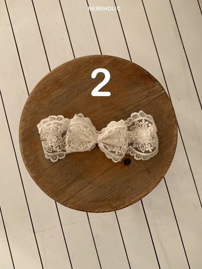 Bebe holic54｜(Free) 蕾絲花邊髮帶4