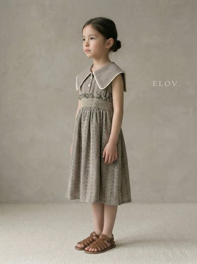 Mon petit10｜(73-118m) 抓皺壓花吊帶裙16