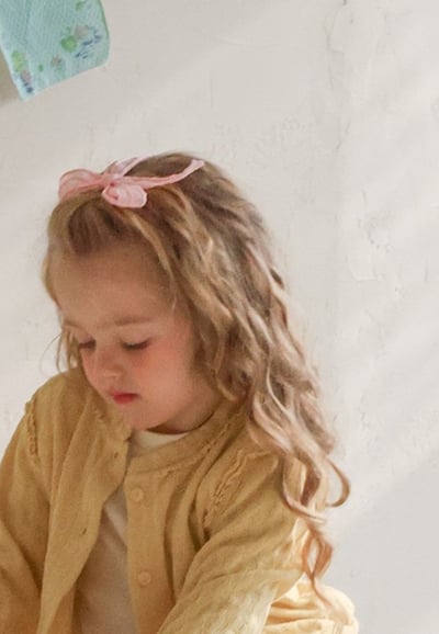 FLO02｜(free) 3色蝴蝶結段帶髮夾6