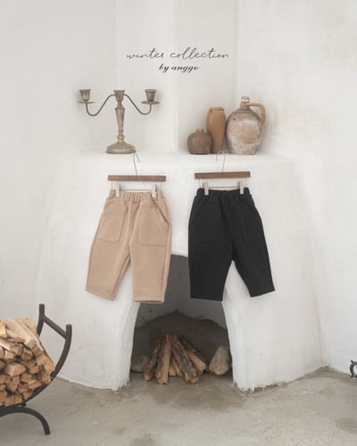 anggo21｜(75cm-120cm) 雙口袋簡約棉褲23