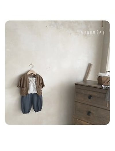 NUNU BIEL07｜(75-115cm) 簡約彈簧褲4