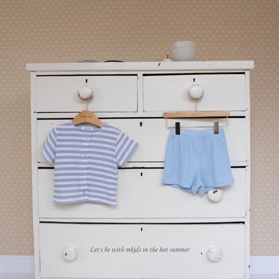 M-KIDS21｜(65-115cm) 條紋小標套裝3