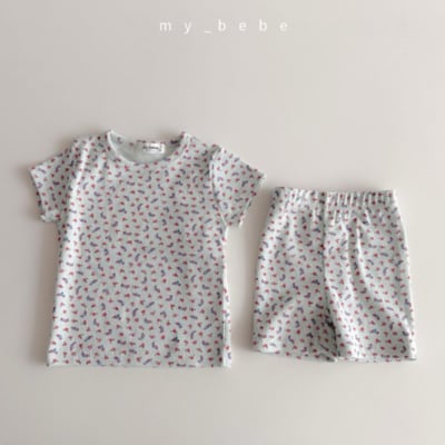 my_bebe23｜(80-120cm) 碎花家居服組11