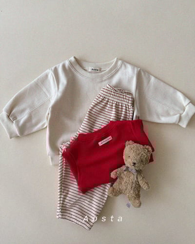 AOSTA40｜(6m-5y) 條紋縮口長褲11