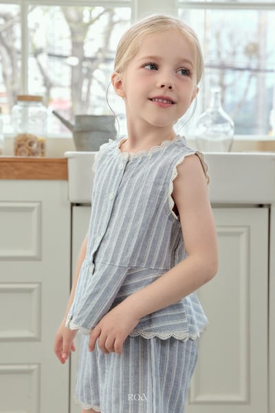 ROA02｜(6m-18m) 2色蕾絲波浪邊套裝8