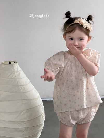 JE722｜(73-100cm) 小碎花套裝14