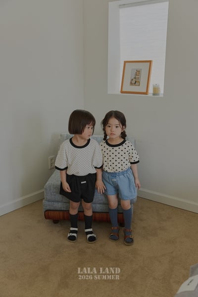 lala land73｜(75-120cm) 2色波點愛心上衣16