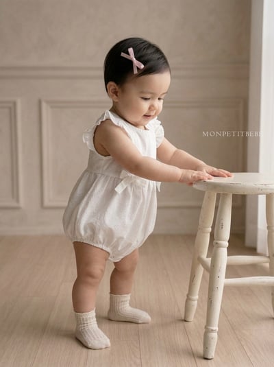 Mon petit05｜(66-90cm) 花卉段帶包屁衣11