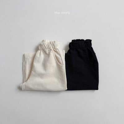 MiniRobe22｜(70cm-110cm)kids 2色素色口袋直筒寬庫6