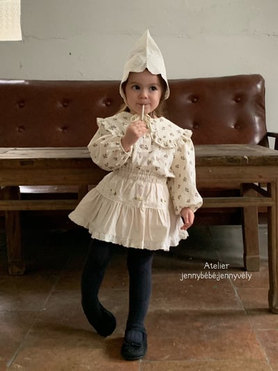 JE473｜(73-100cm) 玫瑰花蕾絲邊包屁裙16