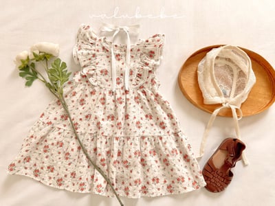 Valubebe 13｜(65-90cm) 荷葉褶邊連身裙6