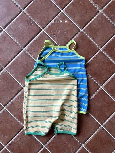 thelala48｜ (0m-18m) 條紋細肩包屁扣10