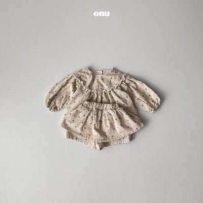 onu 18｜(70cm-115cm) 燈芯絨碎花褲裙4