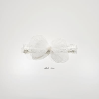 bebe nine50  (Free) 2色蝴蝶結蕾絲髮帶4