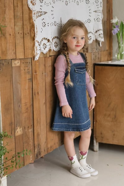 FLO57｜(75-140) 3色蕾絲荷葉花邊上衣13