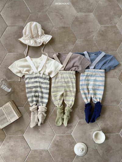 Bebe holic02｜(3m-18m) 素描背帶打底褲2