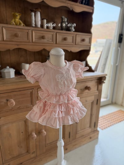 Marron21｜(1y-6y) 愛麗絲蝴蝶襯衫3