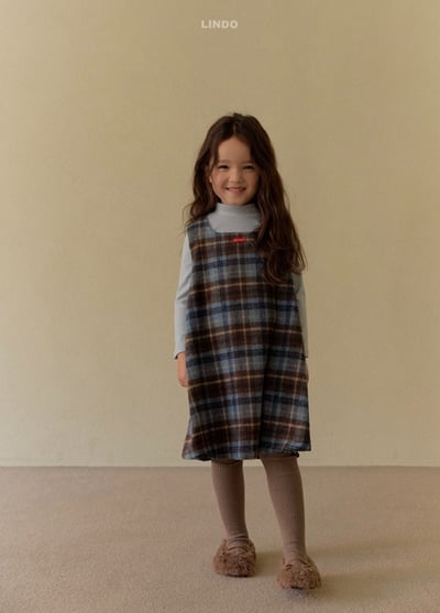 Lindo49｜(80cm-125cm) 高領素面上衣15