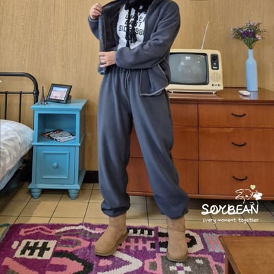 Soybean96｜(mom) 刷毛拉鍊外套9