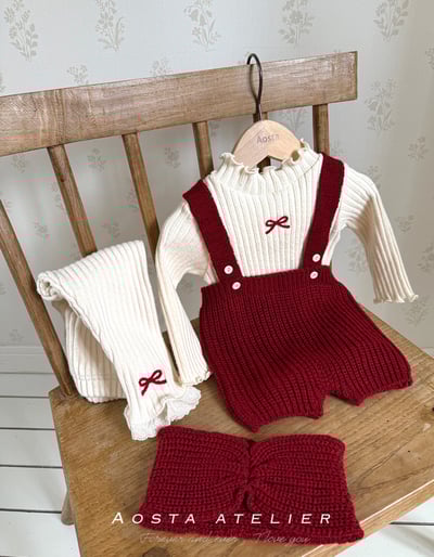 AOSTA09｜(6m-5y) 磨毛蝴蝶捲邊上衣12