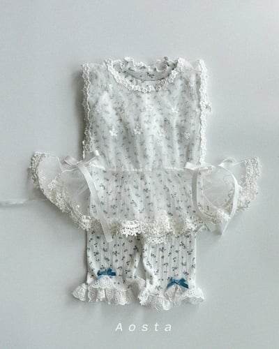 AOSTA62｜(Free) 2款蕾絲花刺繡背心9