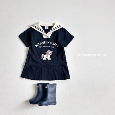 vivid30｜(78cm-125cm) 3款彩虹小馬水手連身裙9