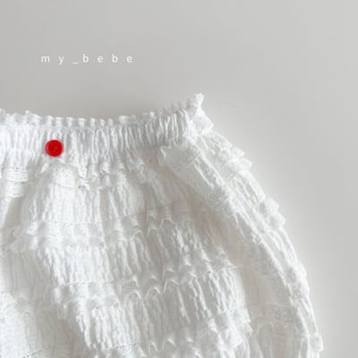 my_bebe14｜(58-72cm) 花邊層次燈籠褲7