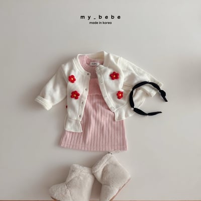 my_bebe19｜(-12m-7y) 毛呢背心假兩件羅紋洋裝4