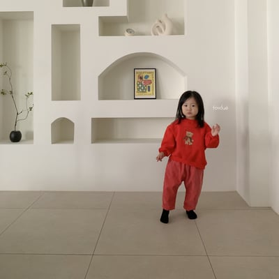 Fondue 18｜(75cm-120cm)  明信片小熊上衣12