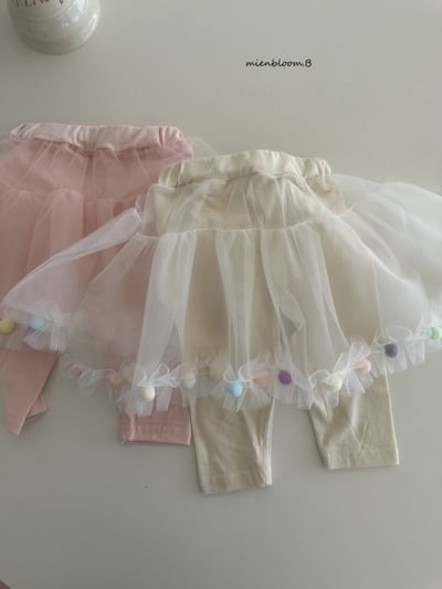 Bloom.b04｜(0m-7y) 小波點薄紗內搭褲裙5