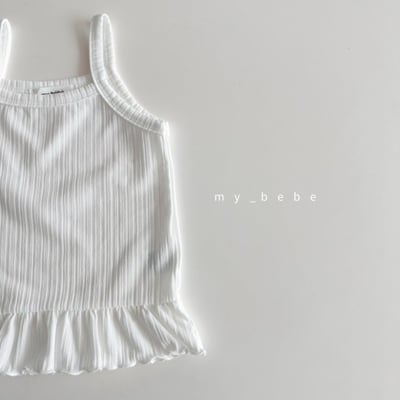 my_bebe33｜(80-120cm) 荷葉捲邊細肩背心18