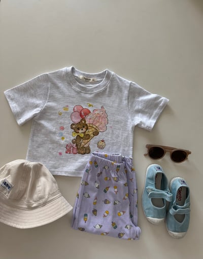 LePetitmot14｜(80-125cm) 冰淇淋熊上衣6