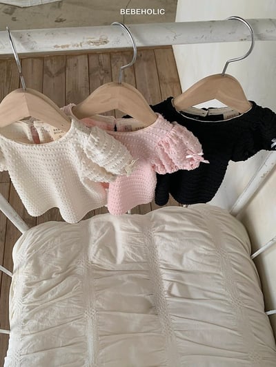 Bebe holic42｜(3m-18m) 公主泡泡袖上衣6