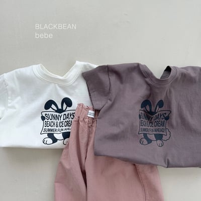 BEAN18｜(65-120cm) 看書兔兔上衣2