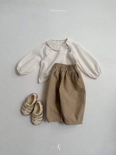 Atomeme26｜(70-110) 簡約素面直筒長褲7