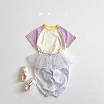 vivid91｜(78cm-125cm) 2款荷葉邊雪紡慢跑褲7