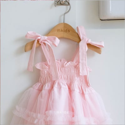 M-KIDS07｜(65-115cm) 浪漫綁帶洋裝7