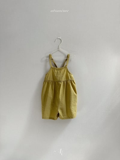Atomeme39｜(70-110) 素面吊帶連身褲10