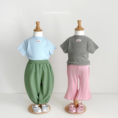 vivid55｜(78cm-125cm) 3款素色小標籤羅紋上衣3