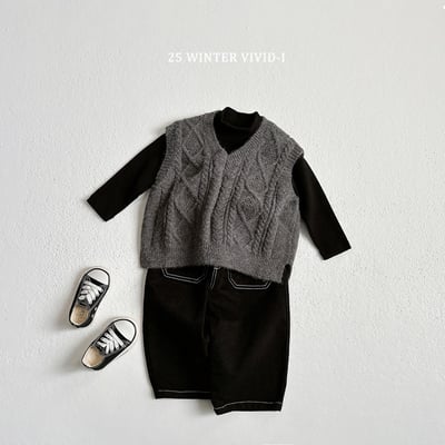 vivid78｜(78cm-125cm) 素面中領上衣9