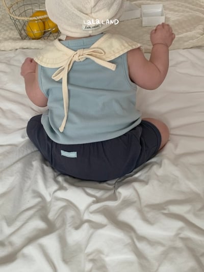 lala land40｜(3m-18m) 2色水手綁帶圍兜11