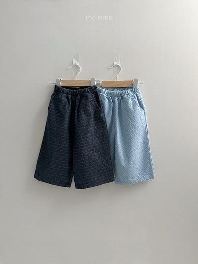 MiniRobe08｜(70-110) 壓紋直筒長褲1