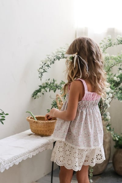 FLO30｜(75-140) 田園碎花無袖上衣16