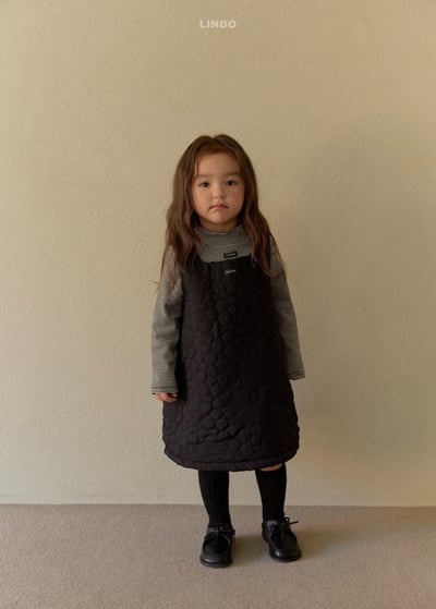 Lindo34｜(80cm-125cm) 高領條紋上衣13