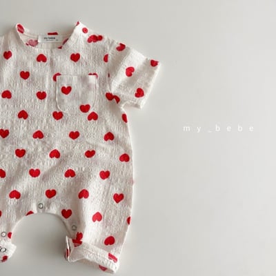 my_bebe16｜(58-72cm) 短袖連身包屁褲7