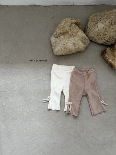 Bloom.b36｜(0m-24m/85cm-125cm) 刷絨蝴蝶開叉喇叭褲6