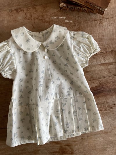 Anne Shirley27｜(1y-5y) 1色碎花百褶洋裝10