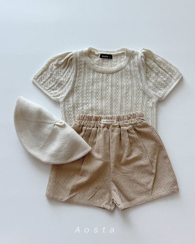AOSTA26｜(6m-5y) 4款線條小標短褲21