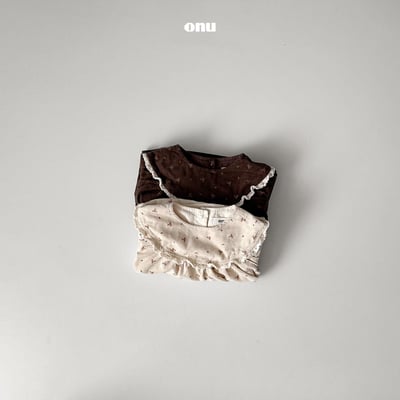 onu 19｜(70cm-115cm) 燈芯絨碎花蕾絲襯衫16