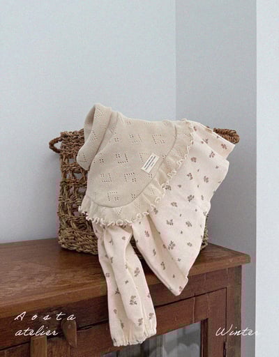 AOSTA54｜(6m-5y) 小孔針織高領背心17